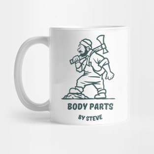 Body Parts By Steve Mug